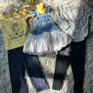 Summer and spring 2 year old toddler adorable set of girl toddler tops s…